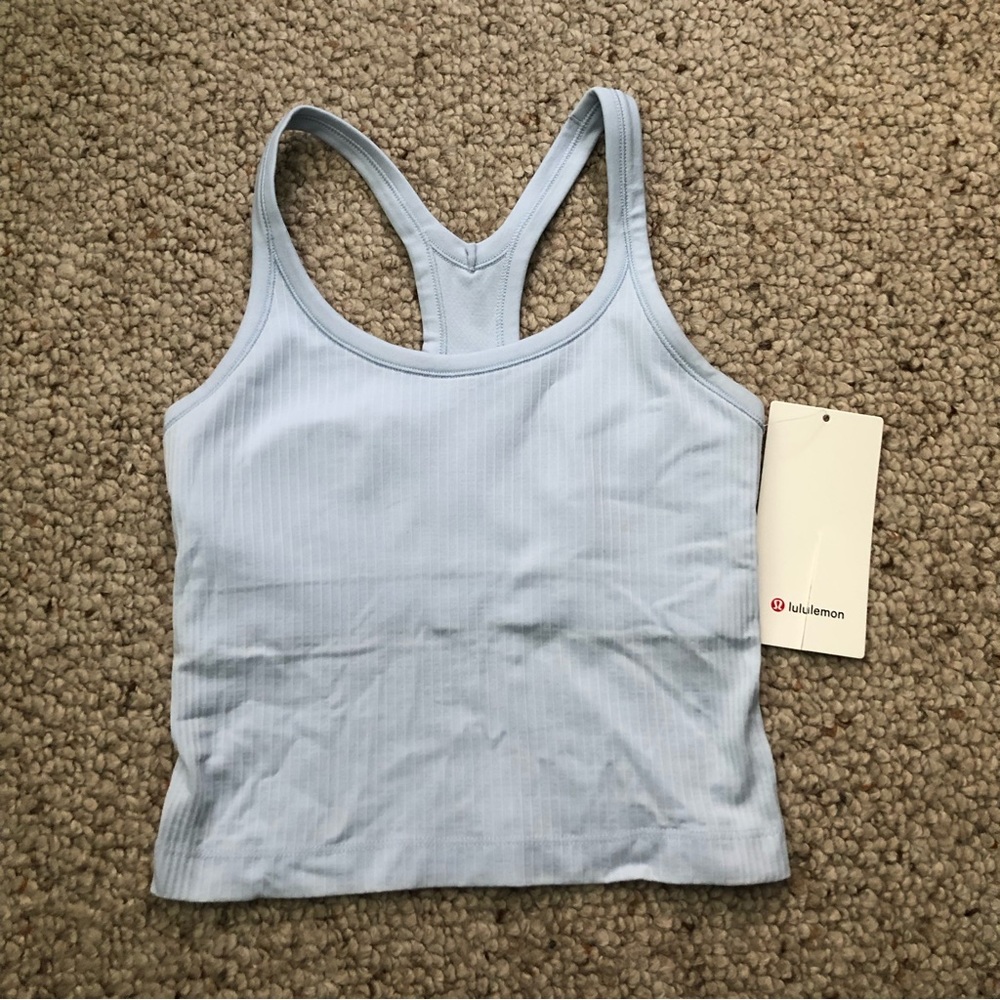 Ebb to street cropped racer back size 4